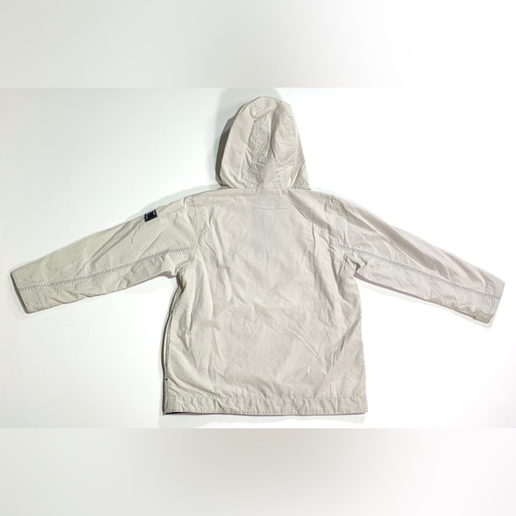 Lands End Girls Hooded Pullover Jacket L 6X-7 Qtr Zip East Cove Inn Montauk NY - Picture 10 of 11